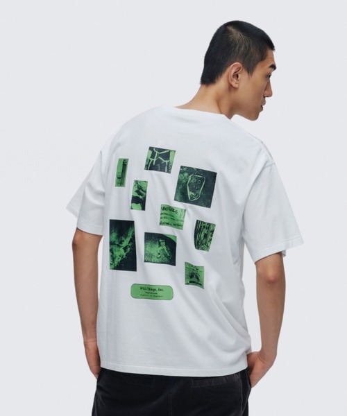 WILD THINGS(ワイルドシングス)の「ヒストリーフォト S/S Tシャツ|HISTORY PHOTO S/S TEE(Tシャツ/カットソー・メンズ・ブルー系その他/イエロー系その他/ホワイト/チャコールグレー/ベージュ系その他・S/M/L/XL)」の1枚目の写真