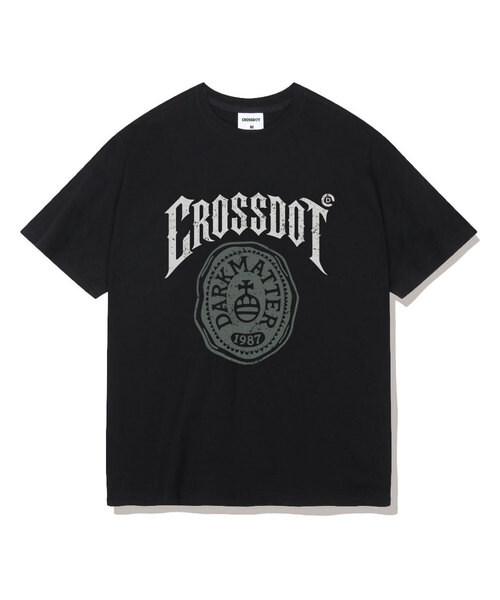 CROSSDOT（クロスドット）の「フェイタルオーバーフィット半袖Tシャツ4カラー[CRSE_1009]（Tシャツ/カットソー・メンズ・ホワイト/アイボリー/ネイビー/ブラック・SMALL/MEDIUM/LARGE/X-LARGE）」の3枚目の写真