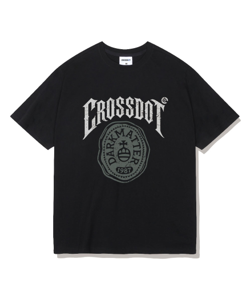 CROSSDOT（クロスドット）の「フェイタルオーバーフィット半袖Tシャツ4カラー[CRSE_1009]（Tシャツ/カットソー・メンズ・ホワイト/アイボリー/ネイビー/ブラック・SMALL/MEDIUM/LARGE/X-LARGE）」の8枚目の写真