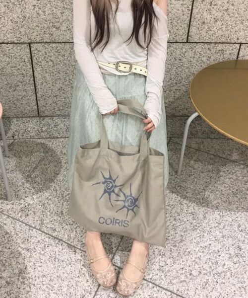 COIRIS(コイリス)の「ルートベーシックショルダーバッグ 男女共用 (3カラー)(ショルダーバッグ・レディース・ブラック/Beige/チャコール・FREE)」の22枚目の写真