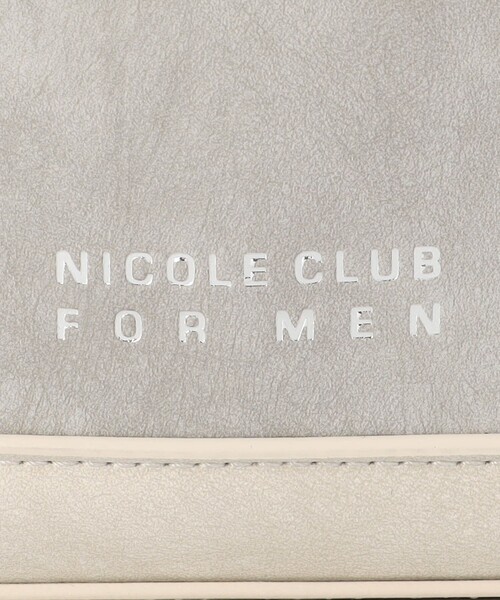 NICOLE CLUB FOR MEN(ニコルクラブフォーメン)の「スクエアショルダーミニバッグ(ショルダーバッグ・メンズ・ライトグレー/その他2/ブラック・FREE)」の11枚目の写真