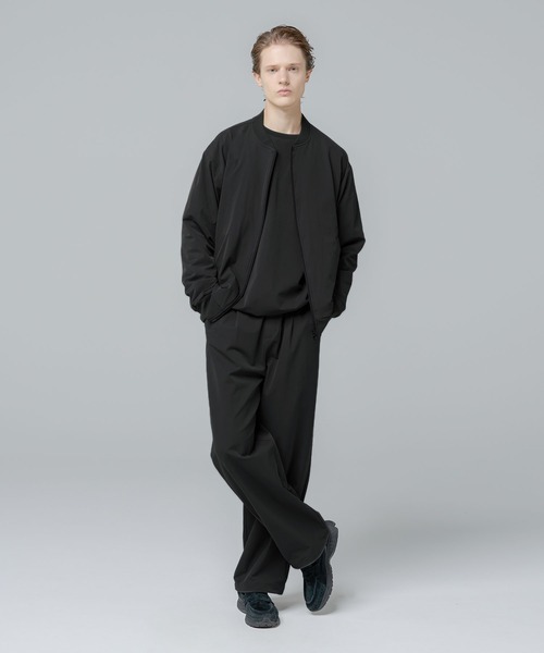 SPU(スプ)の「【セットアップ対応】多機能素材ナイロン【URBAN FLEXOR】【防しわ、ストレッチ、ウォッシャブル、抗ピリング】 Essential Pullover L/S(Tシャツ/カットソー・メンズ・チャコール/グレイッシュベージュ/ネイビー/ブラック・S/M/L/XL)」の11枚目の写真