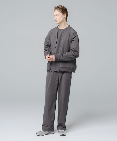 SPU(スプ)の「【セットアップ対応】多機能素材ナイロン【URBAN FLEXOR】【防しわ、ストレッチ、ウォッシャブル、抗ピリング】 Essential Pullover L/S(Tシャツ/カットソー・メンズ・チャコール/グレイッシュベージュ/ネイビー/ブラック・S/M/L/XL)」の18枚目の写真