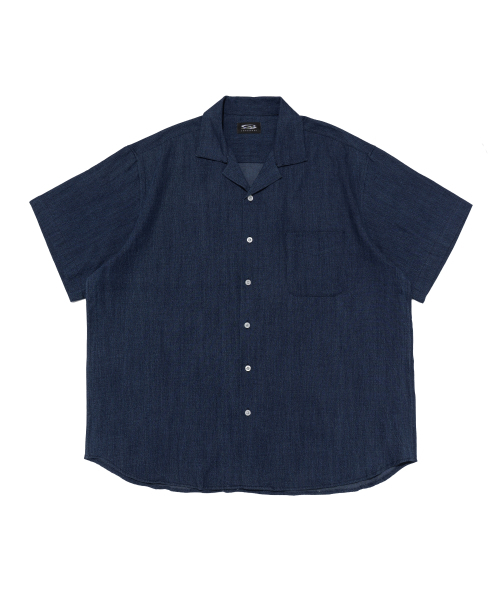 CARGOBROS(カーゴブロス)の「CB ウォッシングシティボーイデニム半袖シャツ(濃紺)(シャツ/ブラウス・メンズ・その他・FREE)」の6枚目の写真