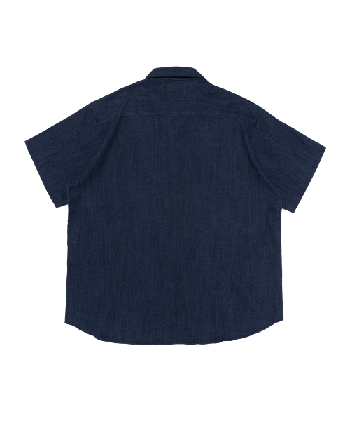CARGOBROS(カーゴブロス)の「CB ウォッシングシティボーイデニム半袖シャツ(濃紺)(シャツ/ブラウス・メンズ・その他・FREE)」の7枚目の写真