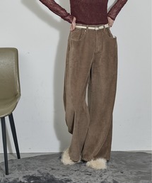 ウエストタックコーデュロイパンツ