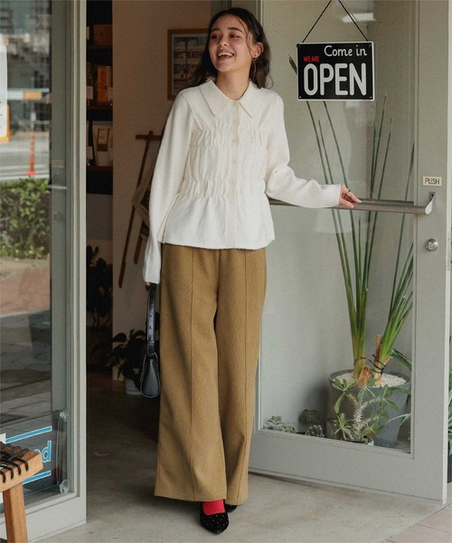 titivate(ティティベイト)の「裏起毛コーデュロイイージーパンツ(その他パンツ・レディース・アイボリー/キャメル/チャコール/ダークブラウン・L/S/SP/M)」の18枚目の写真