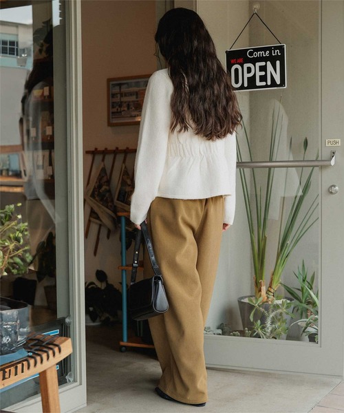 titivate(ティティベイト)の「裏起毛コーデュロイイージーパンツ(その他パンツ・レディース・アイボリー/キャメル/チャコール/ダークブラウン・L/S/SP/M)」の19枚目の写真