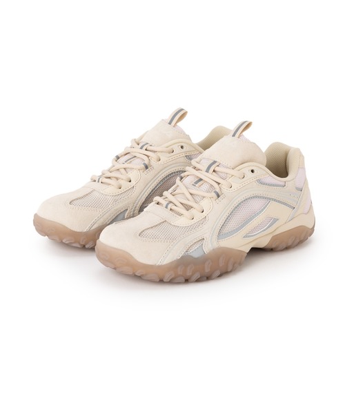 FILA(フィラ)の「FILA ECHAPPE MS GD / フィラエシャッペエムエスジーディー(スニーカー・レディース・アイボリー・23.0cm/23.5cm/24.0cm/24.5cm/25.0cm/25.5cm/26.0cm)」の1枚目の写真