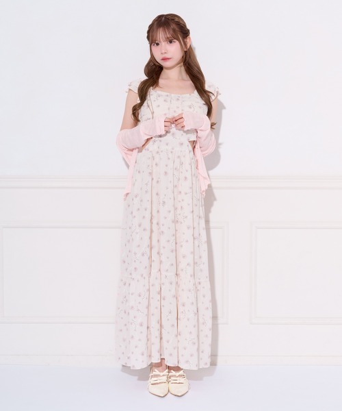 apres jour(アプレジュール)の「アソート柄サイドカット肩フリルワンピース(ワンピース・レディース・ピンク/ライトブルー/アイボリー/ライトイエロー・X-LARGE/SMALL/MEDIUM)」の14枚目の写真