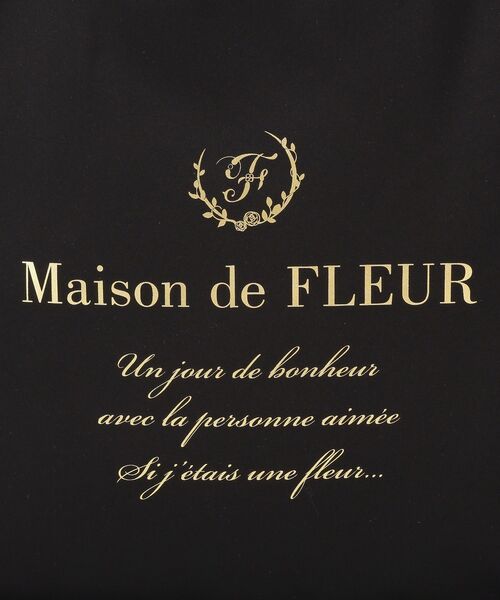 Maison de FLEUR(メゾンドフルール)の「サテンフリルスクエアトートバッグ(トートバッグ・レディース・ピンク系その他2/ピンク/ブラック・FREE)」の16枚目の写真