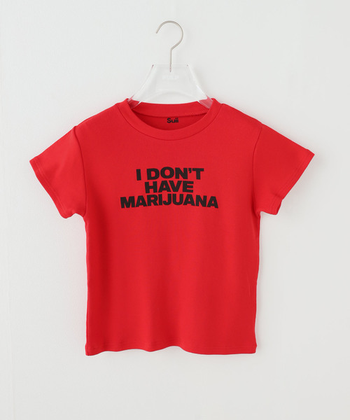 Suii(スイ)の「Suii/ スイ I DONT HAVE MARIJUANA TEE(Tシャツ/カットソー・レディース・ブラック/レッド・X-SMALL/SMALL/MEDIUM/LARGE)」の19枚目の写真