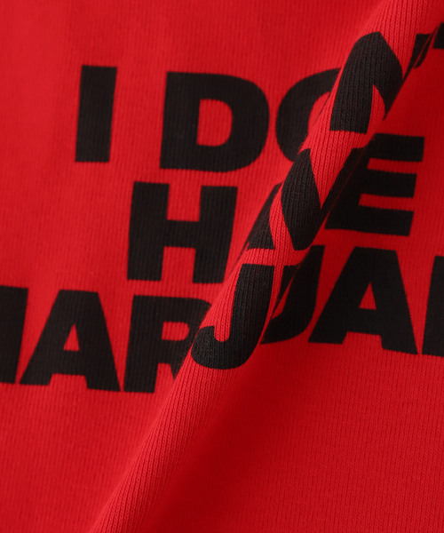 Suii(スイ)の「Suii/ スイ I DONT HAVE MARIJUANA TEE(Tシャツ/カットソー・レディース・ブラック/レッド・X-SMALL/SMALL/MEDIUM/LARGE)」の20枚目の写真