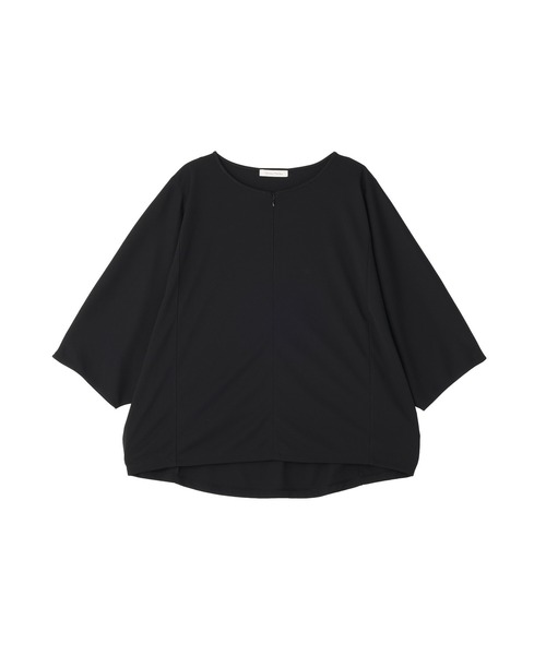 Green Parks(グリーンパークス)の「ハーフZIPドルマンプルオーバー(Tシャツ/カットソー・レディース・ブラック/ブルー/ブラウン/ホワイト・FREE)」の2枚目の写真