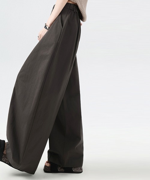Girly Doll(ガーリードール)の「ワイドレッグバレルパンツ(その他パンツ・レディース・モカ/ダークグレー/ブラック・M/L)」の7枚目の写真