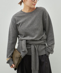 Deuxieme Classe | 【SOURCE UNKNOWN/ソース アンノウン】TIO EXTRA SHAWL KNIT(ニット/セーター)
