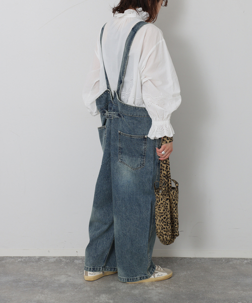 JOURNAL STANDARD LUXE(ジャーナルスタンダード ラックス)の「11OZデニムミドルバックオーバーオール(サロペット/オーバーオール・レディース・ネイビー・FREE)」の15枚目の写真