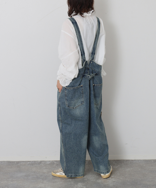JOURNAL STANDARD LUXE(ジャーナルスタンダード ラックス)の「11OZデニムミドルバックオーバーオール(サロペット/オーバーオール・レディース・ネイビー・FREE)」の17枚目の写真