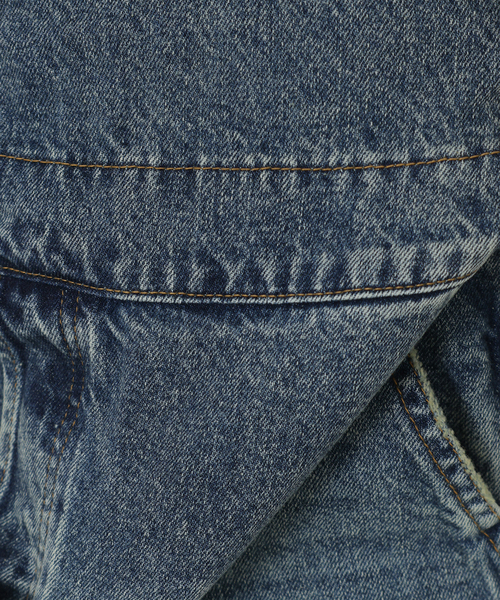 JOURNAL STANDARD LUXE(ジャーナルスタンダード ラックス)の「11OZデニムミドルバックオーバーオール(サロペット/オーバーオール・レディース・ネイビー・FREE)」の6枚目の写真