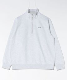 ダブルフェイス カノコ ハーフジップモック