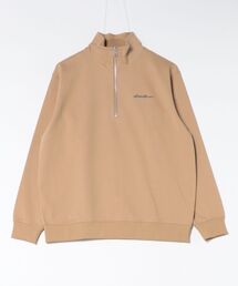 ダブルフェイス カノコ ハーフジップモック