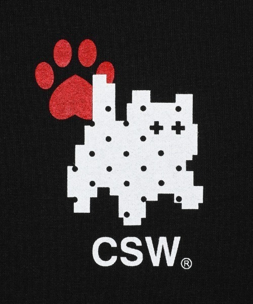 CATSAVETHEWORLD（キャットセーブザワールド）の「◇CATSAVETHEWORLD◇ブランド直輸入正規品/Kiri フットスタンプ フードTシャツ Kiri Foot Stamp Hood Tee（パーカー・レディース・グレー/ブラック・FREE）」の9枚目の写真
