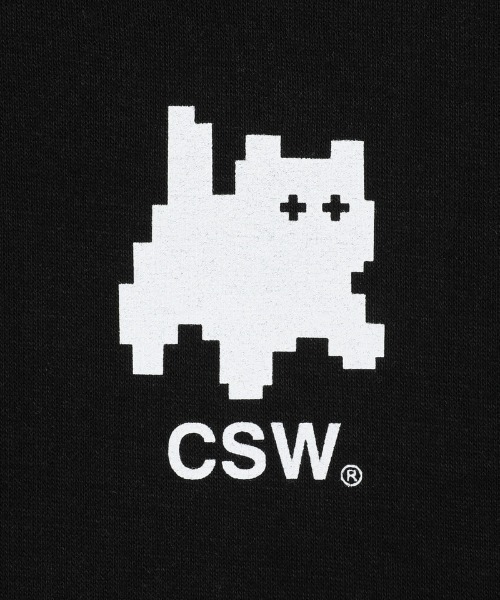 CATSAVETHEWORLD（キャットセーブザワールド）の「◇CATSAVETHEWORLD◇ブランド直輸入正規品/Kiri フットスタンプ フードTシャツ Kiri Foot Stamp Hood Tee（パーカー・レディース・グレー/ブラック・FREE）」の10枚目の写真