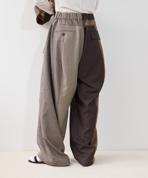 etsinta(エシンタ)の「【etsinta】パッチワークバルーンイージーパンツ(その他パンツ・レディース・ネイビー/ブラウン・ONE SIZE)」の7枚目の写真