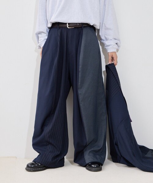 etsinta(エシンタ)の「【etsinta】パッチワークバルーンイージーパンツ(その他パンツ・レディース・ネイビー/ブラウン・ONE SIZE)」の17枚目の写真