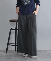 きれい見えサイドプリーツパンツ