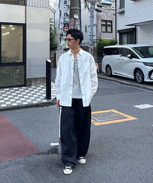 CIAOPANIC（チャオパニック）の「ターコイズボタンシャツ（シャツ/ブラウス・メンズ・サックスブルー/ホワイト・LARGE/MEDIUM）」の7枚目の写真