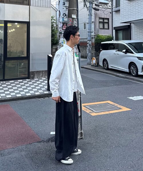 CIAOPANIC（チャオパニック）の「ターコイズボタンシャツ（シャツ/ブラウス・メンズ・サックスブルー/ホワイト・LARGE/MEDIUM）」の8枚目の写真