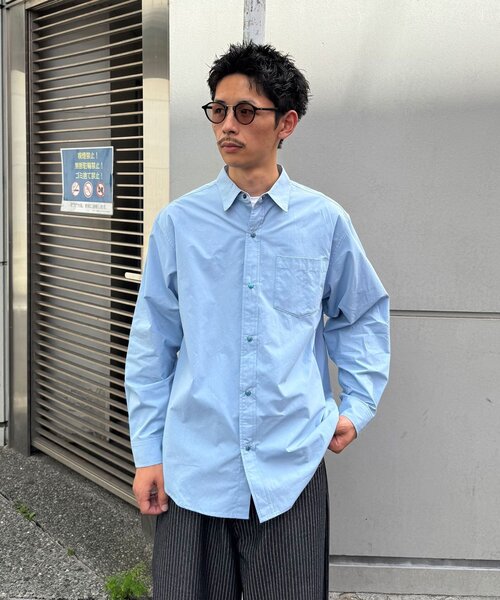 CIAOPANIC（チャオパニック）の「ターコイズボタンシャツ（シャツ/ブラウス・メンズ・サックスブルー/ホワイト・LARGE/MEDIUM）」の10枚目の写真