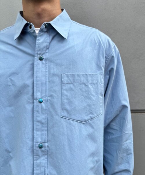 CIAOPANIC（チャオパニック）の「ターコイズボタンシャツ（シャツ/ブラウス・メンズ・サックスブルー/ホワイト・LARGE/MEDIUM）」の19枚目の写真