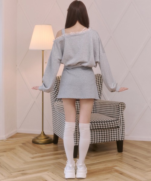 Rmine(アールマイン)の「ナポレオンデザイン台形ミニスカート(スカート・レディース・ネイビー/グレー/チャコールグレー・FREE)」の22枚目の写真