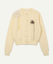 【leinwande】26AW新作 Botanical Embroidery Cardigan / ボタニカルエンブロイダリーカーディガン
