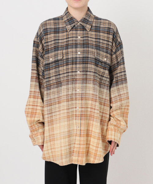 R13（アールサーティーン）の「*【R13/アールサーティーン】BOYFRIEND SHIRT（シャツ/ブラウス・レディース・ベージュ・FREE）」の10枚目の写真