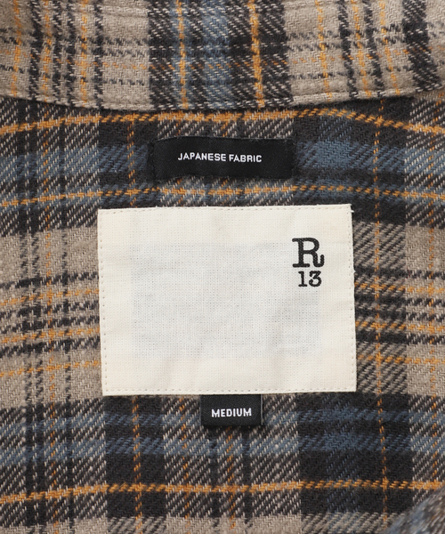 R13（アールサーティーン）の「*【R13/アールサーティーン】BOYFRIEND SHIRT（シャツ/ブラウス・レディース・ベージュ・FREE）」の18枚目の写真