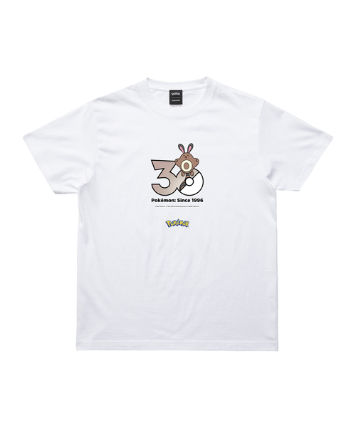 ZOZOSPOT(ゾゾスポット)の「Pokemon 30th Anniversary 1025 T-shirt 「オタチ」(Tシャツ/カットソー・レディース・ホワイト・SMALL/MEDIUM/LARGE/X-LARGE/XX-LARGE/XXX-LARGE/100cm/110cm/120cm/130cm/140cm/150cm/160cm)」の1枚目の写真