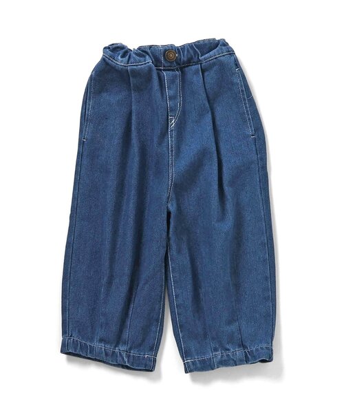 BREEZE(ブリーズ)の「【WEB限定】ゆったりタックデニムパンツ(デニムパンツ・キッズ・ブルー/ブラック/ネイビー・90/100/110/120/130/140/150/160)」の3枚目の写真