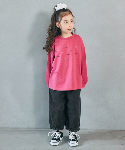 BREEZE(ブリーズ)の「【WEB限定】ゆったりタックデニムパンツ(デニムパンツ・キッズ・ブルー/ブラック/ネイビー・90/100/110/120/130/140/150/160)」の7枚目の写真