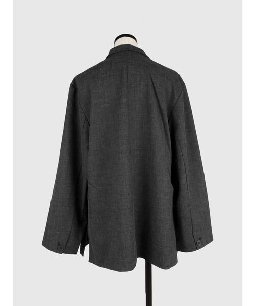 FIKA.(フィーカ)の「Over tailored jacket(テーラードジャケット・レディース・ブラック/ブラウン・MEDIUM)」の12枚目の写真