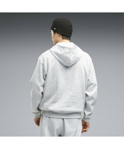 PUMA（プーマ）の「PUMA プーマ メンズ ESS エレベーテッド ミックス ロゴ フーディ（パーカー・メンズ・ダークブラウン系/ブラック系/ライトグレー・MEDIUM/LARGE/XX-LARGE/X-LARGE/SMALL）」の12枚目の写真