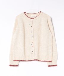 【 ammy. / エイミードット 】 カラフル ボタン ルーズ ニット カーディガン