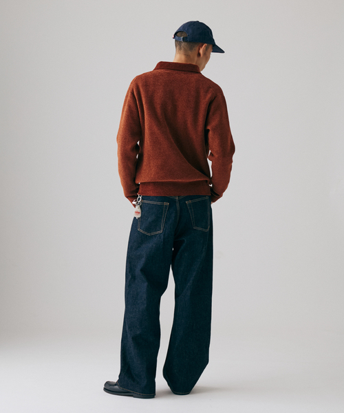 JOURNAL STANDARD（ジャーナルスタンダード）の「シェニール ピケ ニット ポロ（ニット/セーター・メンズ・チャコールグレー/ブラウン系その他/ラスタ・MEDIUM/LARGE）」の10枚目の写真