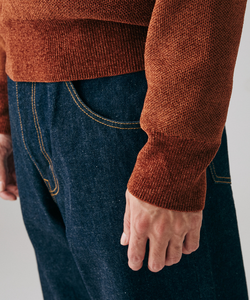 JOURNAL STANDARD（ジャーナルスタンダード）の「シェニール ピケ ニット ポロ（ニット/セーター・メンズ・チャコールグレー/ブラウン系その他/ラスタ・MEDIUM/LARGE）」の17枚目の写真
