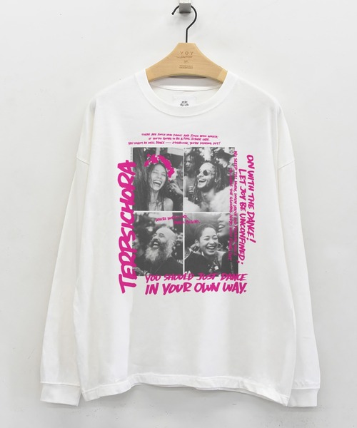 STOF(ストフ)の「STOF/ストフ/PIGMENT-DYED L/S TEE D/TERPSICHORA(Tシャツ/カットソー・メンズ・ホワイト/ブラック・L/M/S)」の9枚目の写真