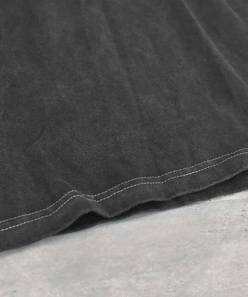 STOF(ストフ)の「STOF/ストフ/PIGMENT-DYED L/S TEE D/TERPSICHORA(Tシャツ/カットソー・メンズ・ホワイト/ブラック・L/M/S)」の6枚目の写真