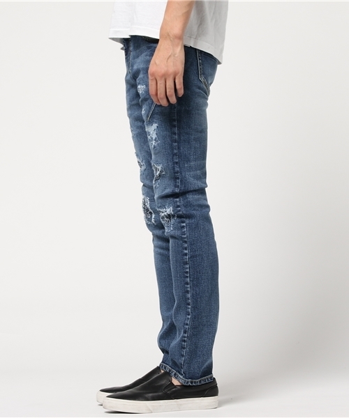 n(n) by NUMBER (N)INE 直営店限定 スキニーデニム ジーンズ TAPERED 