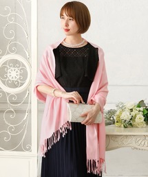 パシュミナタッチ ストール ショール 結婚式 オケージョン フォーマル 二次会 お呼ばれ 